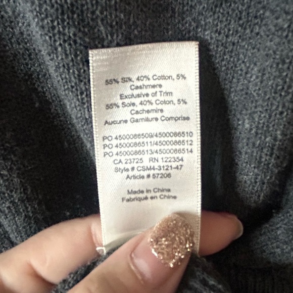 Wilfred Charcoal Knit Tunic - Picture 7 of 10